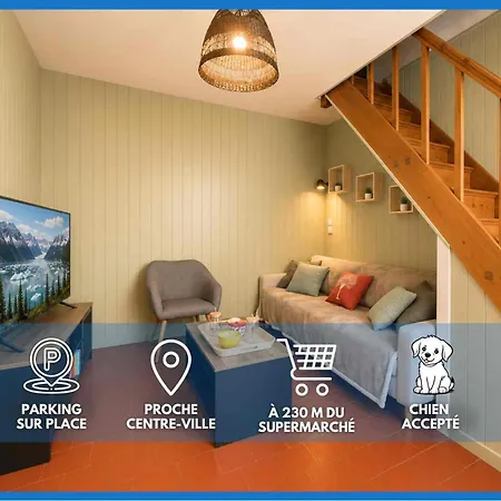 Instant Normand - Maison De Renovee Avec Gout En 2026, Confortable Et Bien Equipee, 2 Chambres, 1 Wc, Belle Cuisine, Sdb, Garage, Parking Privatif A 5 Mn A Pied Du Centre Bourg Molay Littry Proche Des Plages Du Debarquement Et De Bayeux Le Molay-Littry